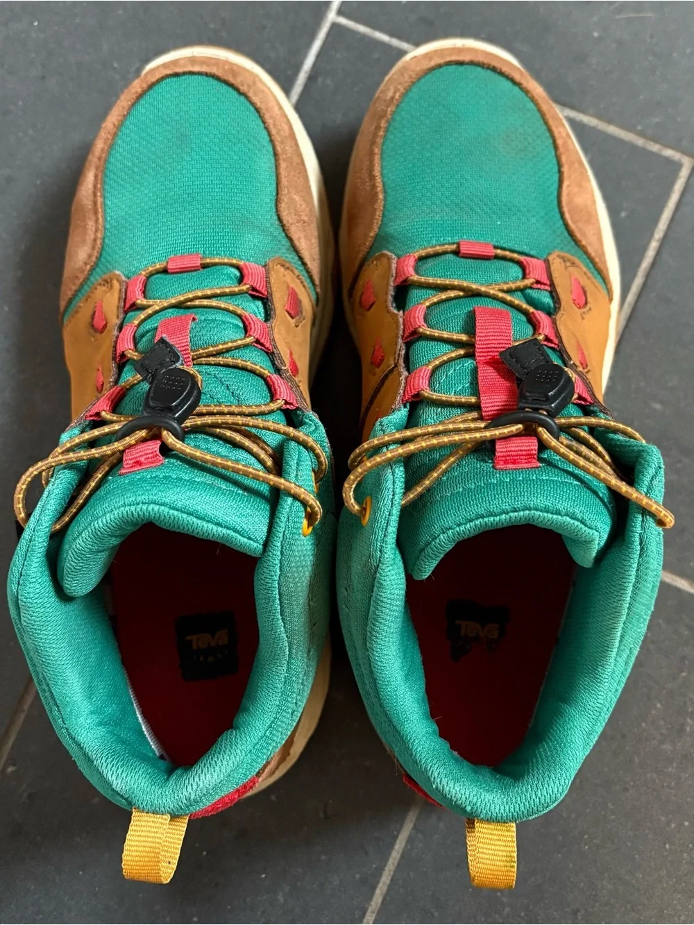 Teva Kids Brown, Teal & Orange Trail Sneakers